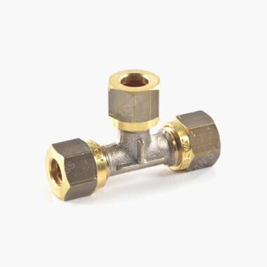 8 mm - Tee - LPG Metric Compression Fitting