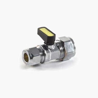 Mini Gas Ball Valve - 10mm x 8mm Compression