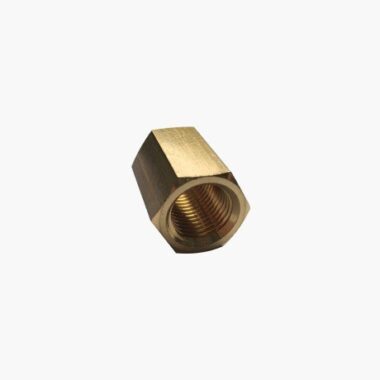 Brass Threaded Female Straight Coupler 1/4" BSPP F-F